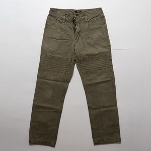 Pants with funky knee patches